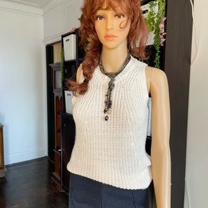 White knitted blouse 💎